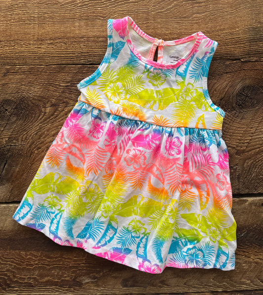 George 3-6M Hawaiian Dress