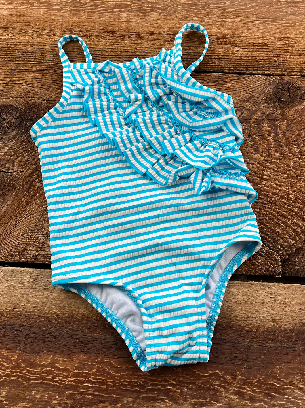 Joe Fresh 6-12M Striped Swimsuit