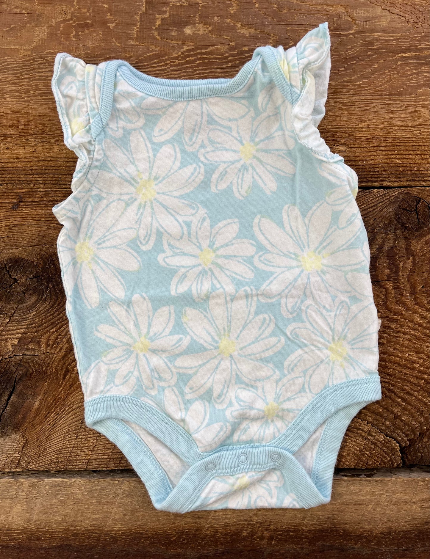 Gap 0-3M Floral Onesie