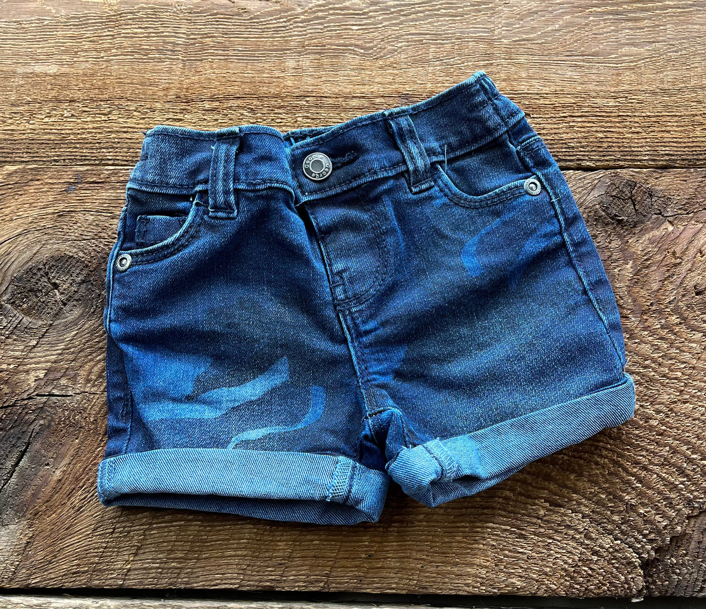 George 3-6M Camo Jean Short