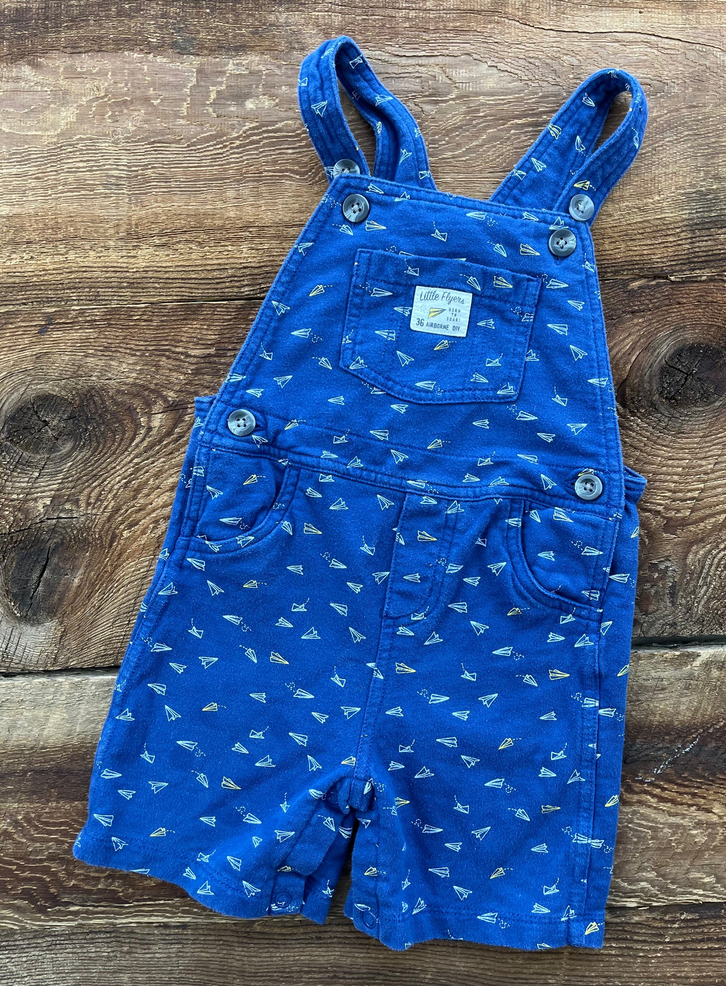 Carter’s 24M Paper Plane Shortall