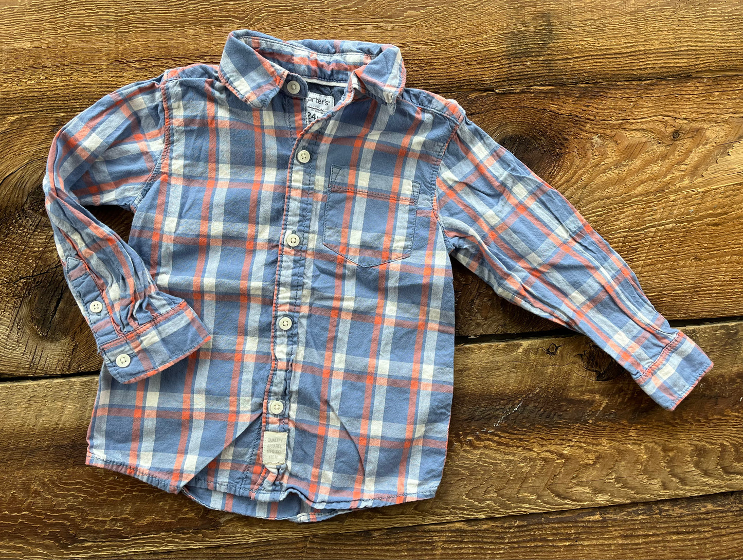 Carter’s 24M Plaid Shirt