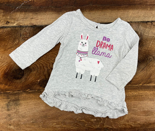 George 6-12M Llama Shirt