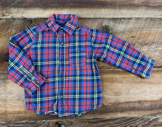 Carter’s 24M Plaid Flannel Shirt