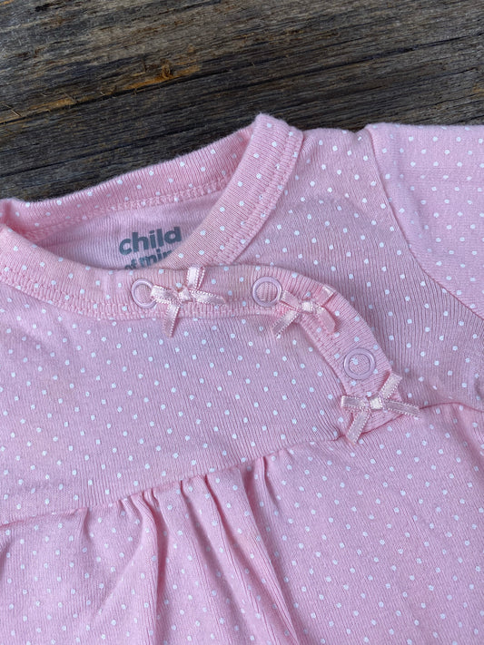 Child of Mine 0-3M 2 Piece Polka Dot Outfit