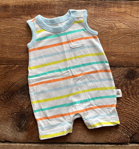 Gap NB Striped Romper