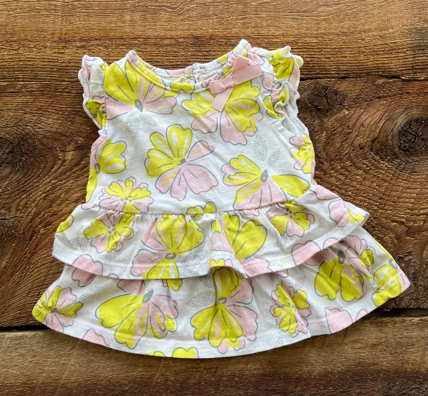 Child of Mine 0-3M Peplum Top