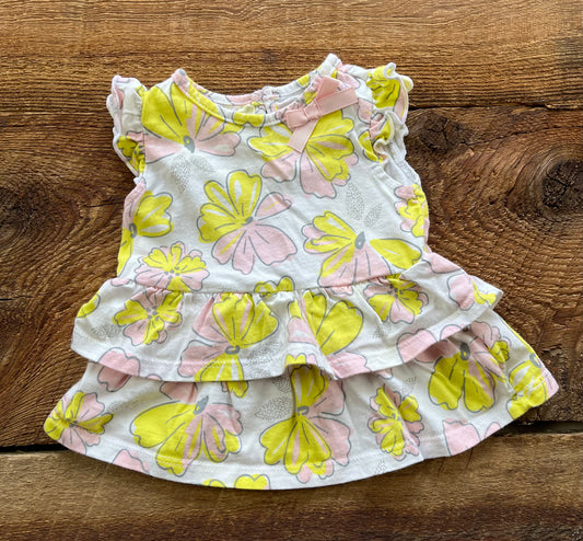 Child of Mine 0-3M Peplum Top