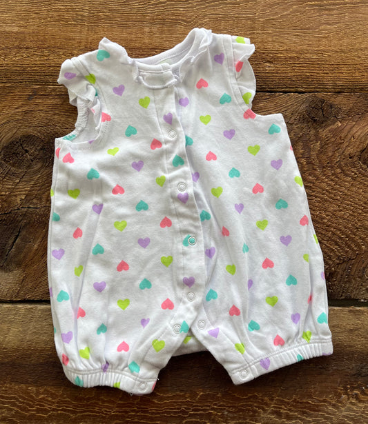 Little Me 3M Heart Romper