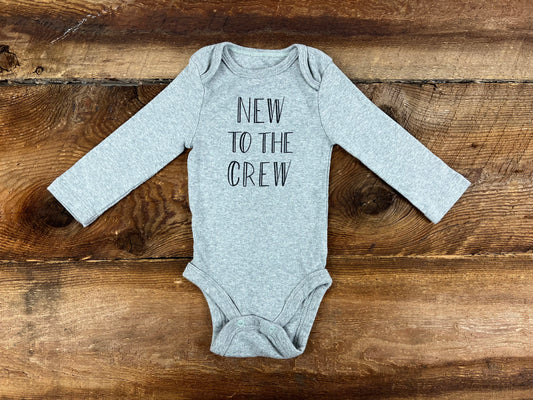 Cloud Island 3-6M New to the Crew Onesie