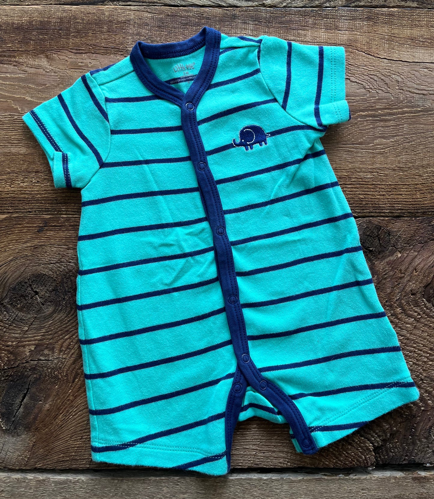 Little Me 3M Striped Romper