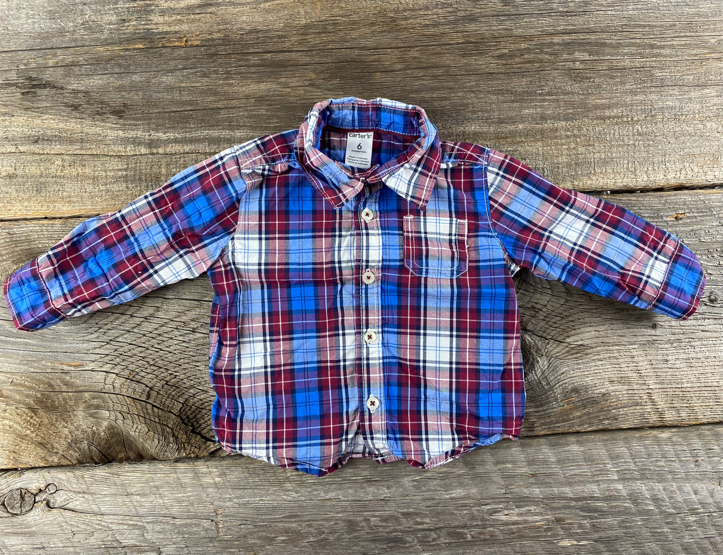 Carter’s 6M Plaid Shirt