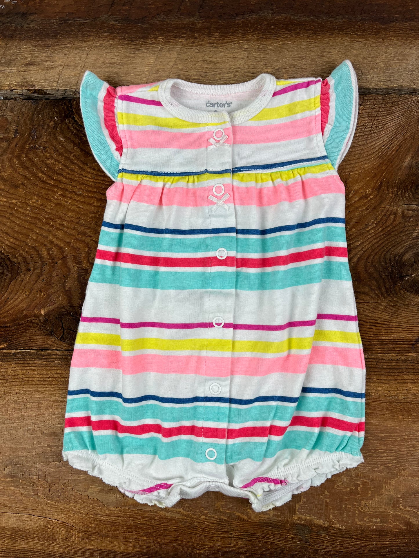 Carter’s 3M Striped Heart Romper