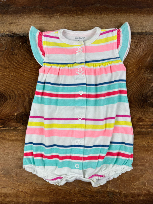 Carter’s 3M Striped Heart Romper