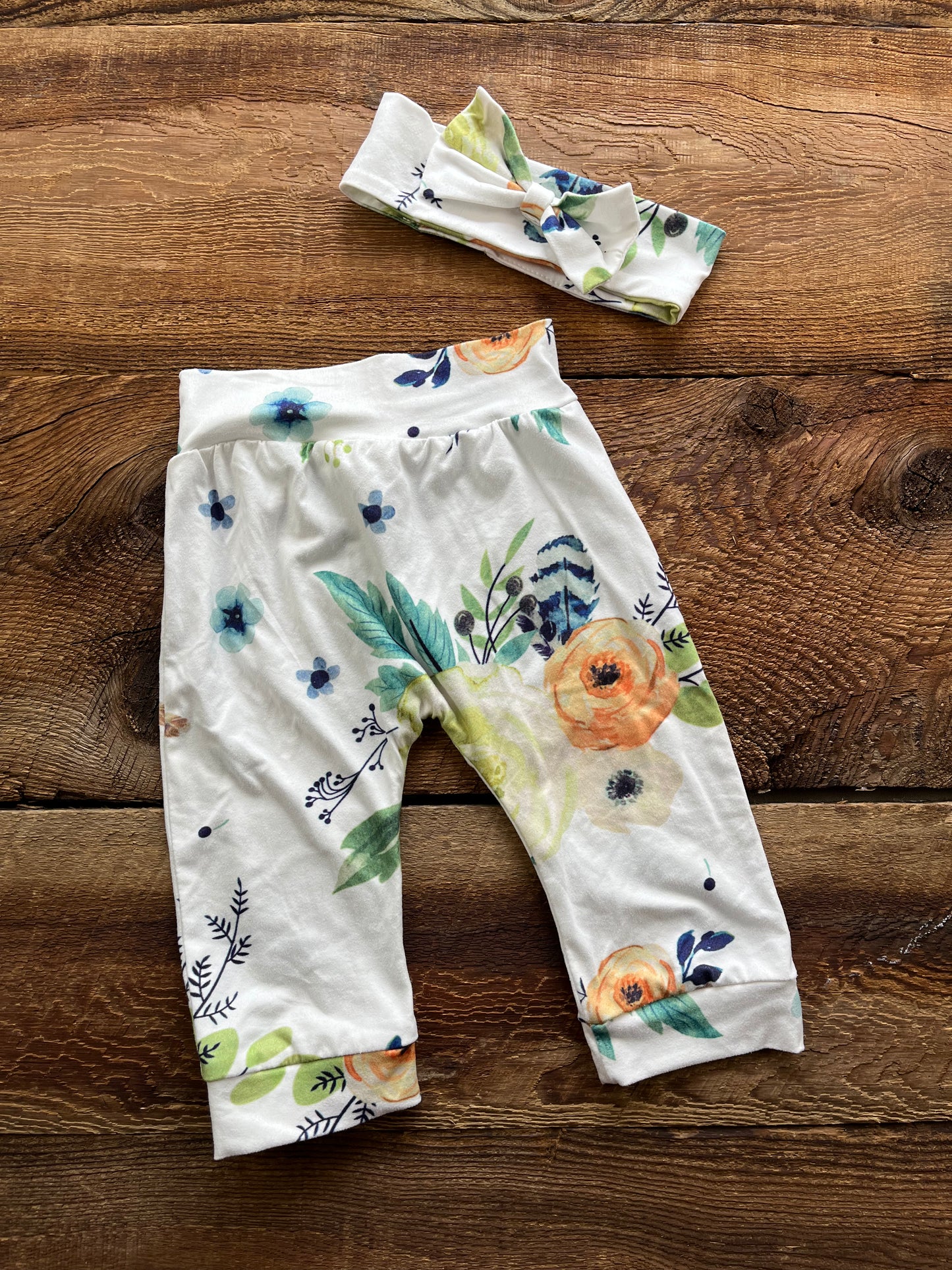Small Shop 18M Floral Legging & Headband