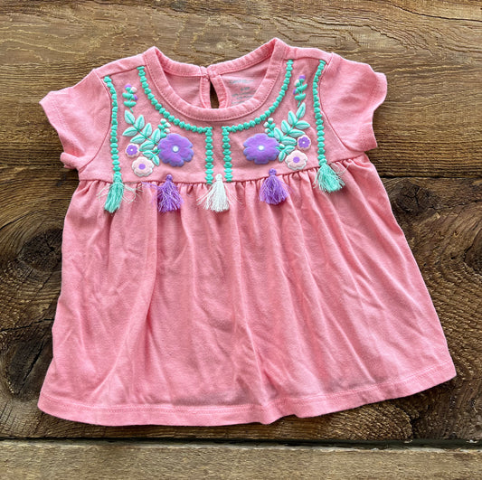 George 0-3M Tassel Tee