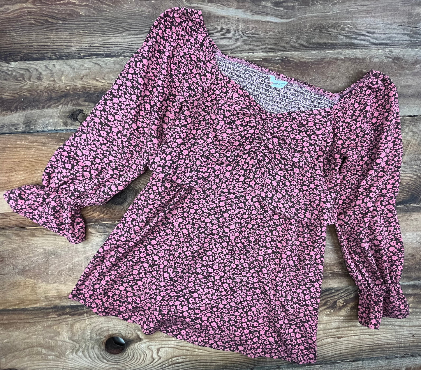 PatPat Large Maternity Floral Shirt