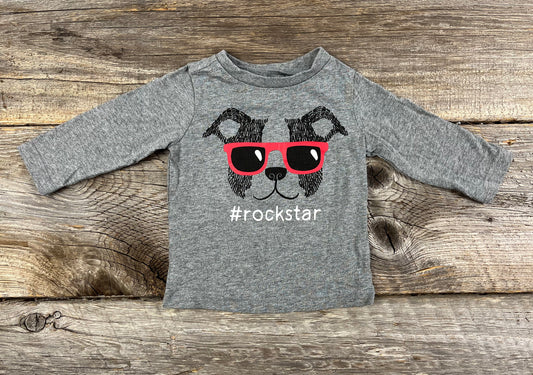 First Impressions 6-9M Rockstar Shirt