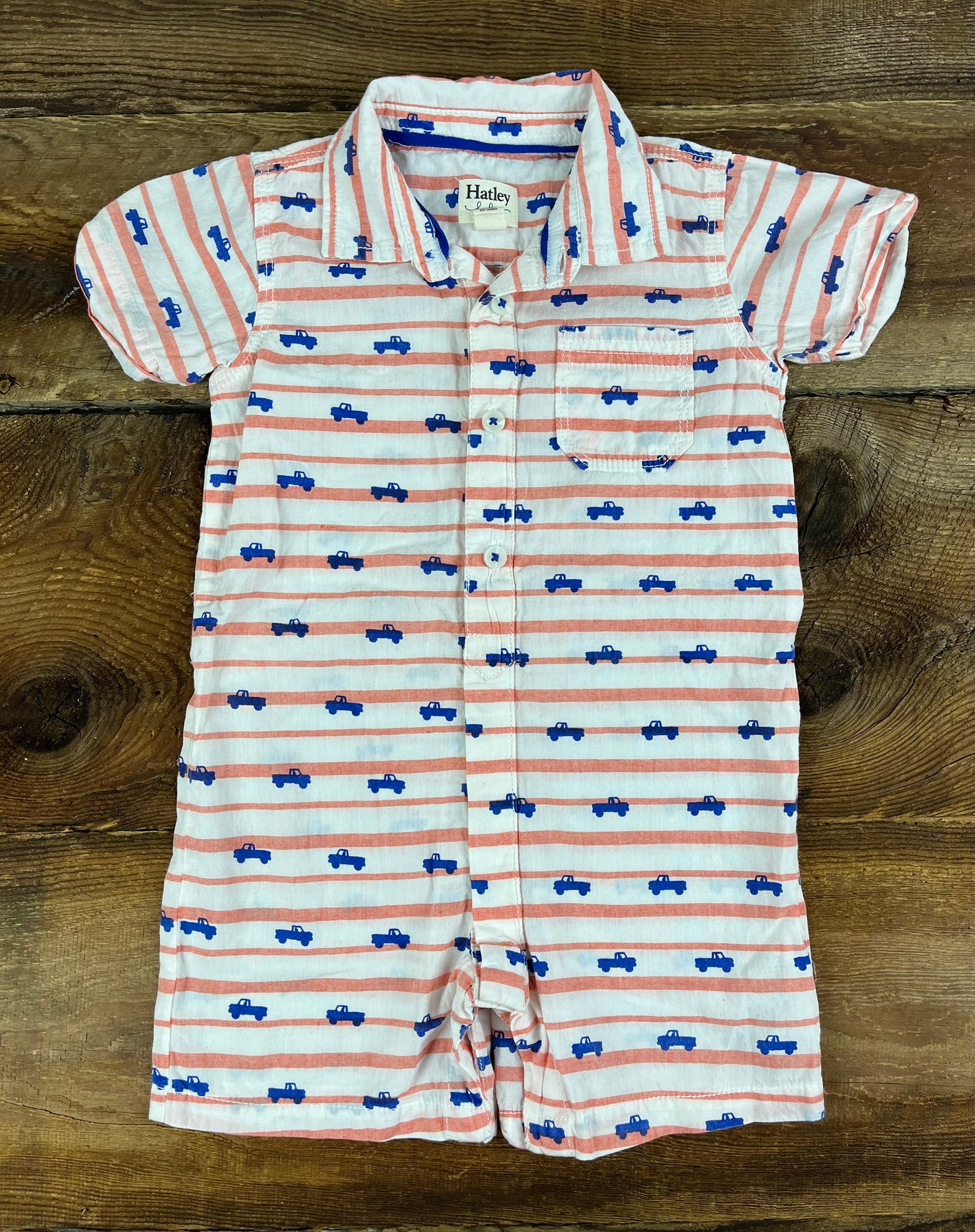 Hatley 18-24M Truck Romper