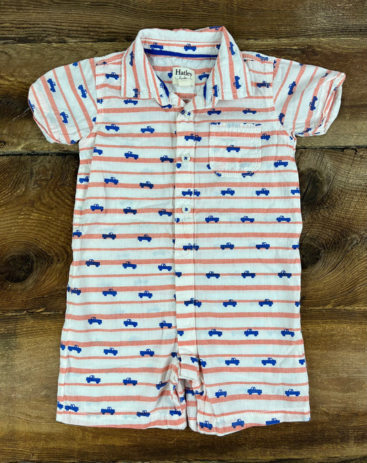 Hatley 18-24M Truck Romper