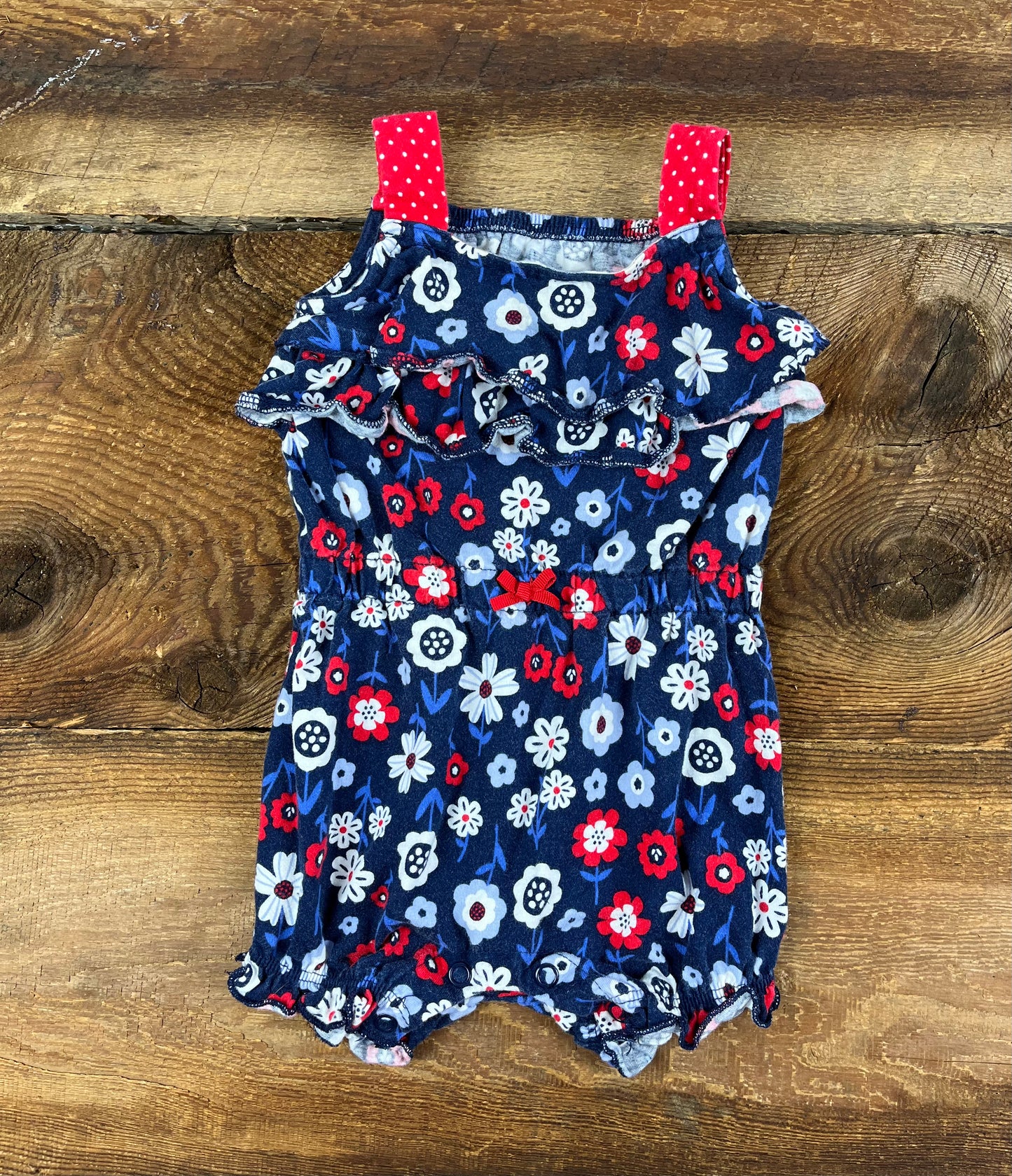Child of Mine 3-6M Floral Romper