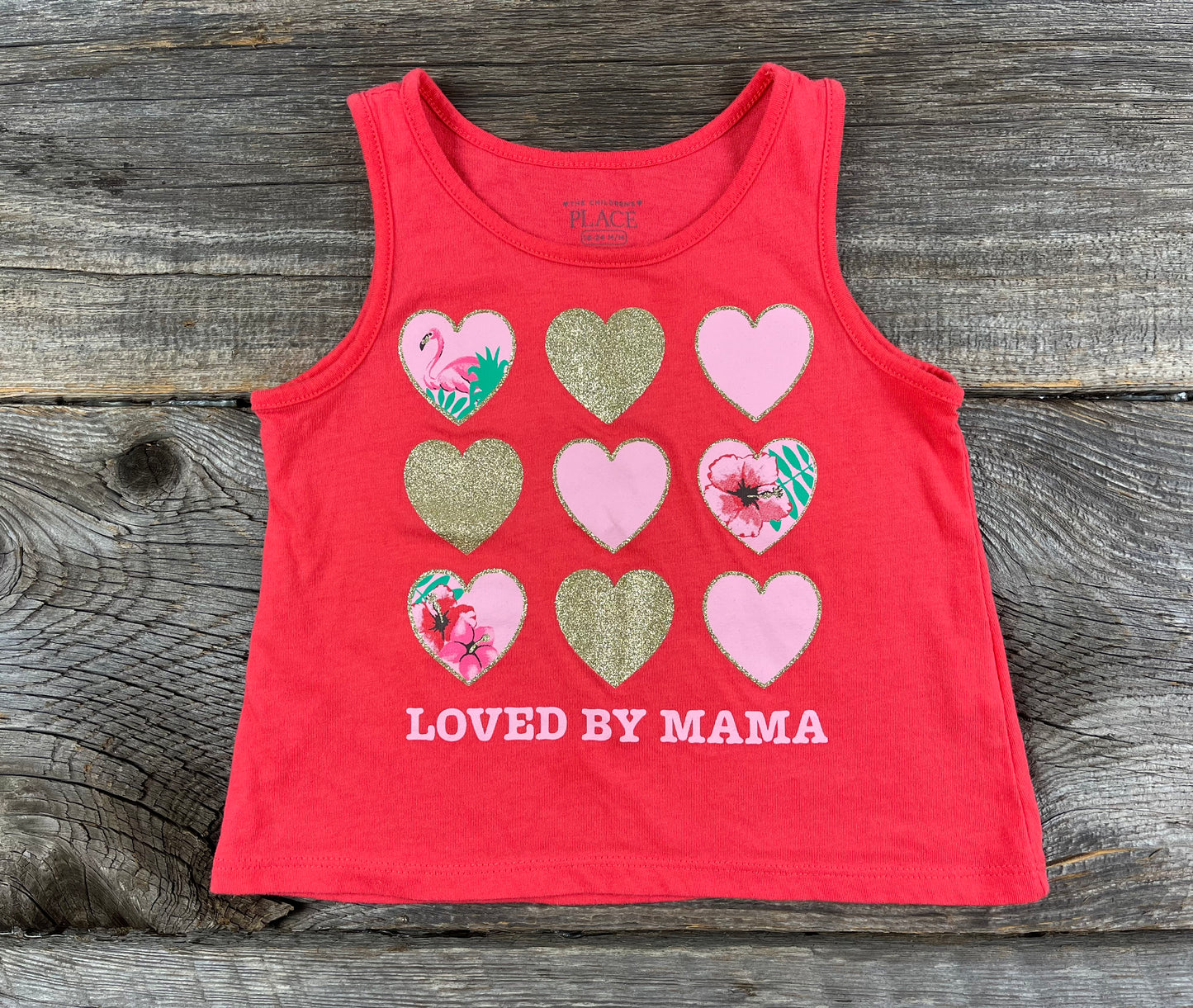 The Children’s Place 18-24M Loved by Mama Tank