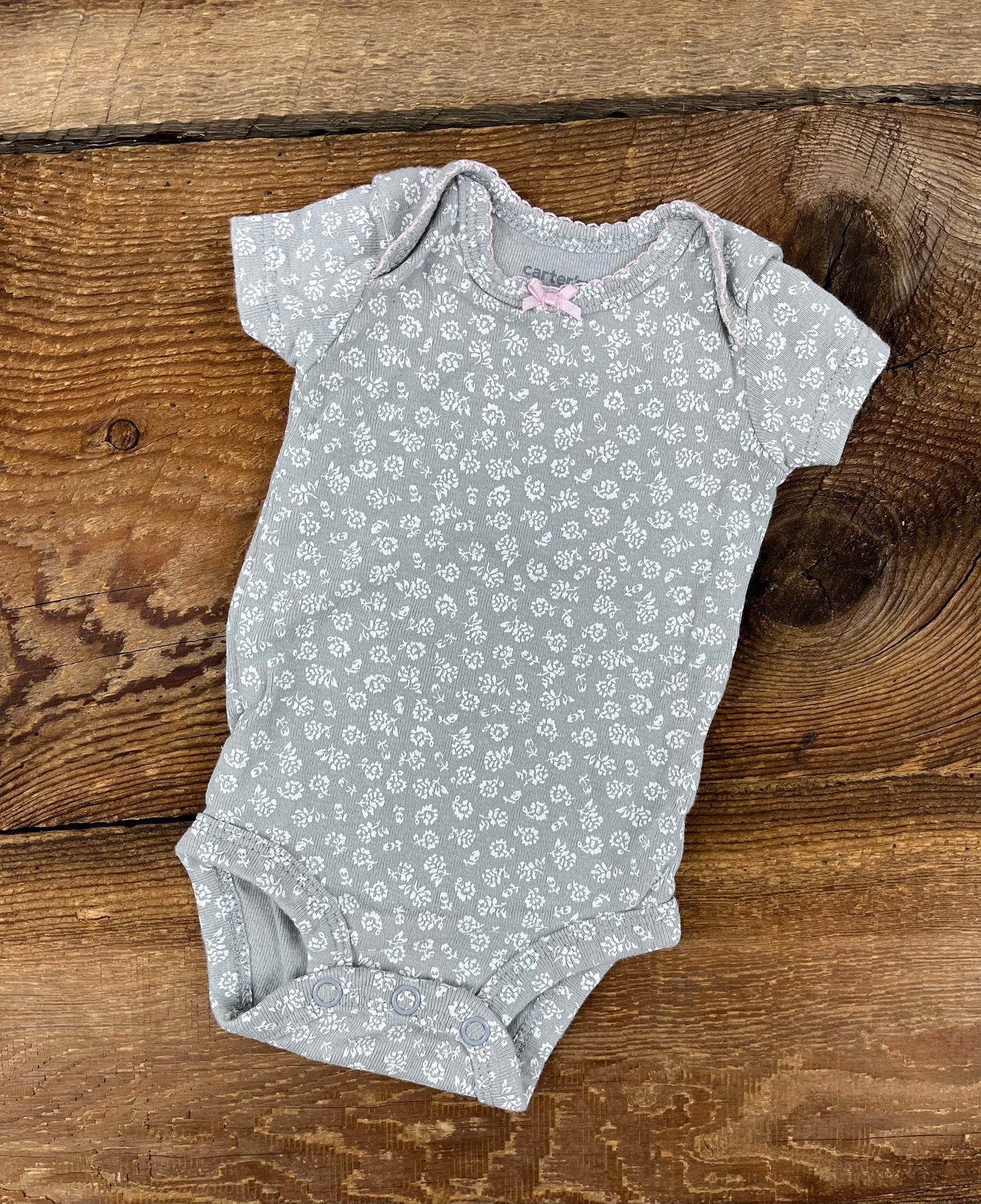 Carter’s NB Floral Onesie
