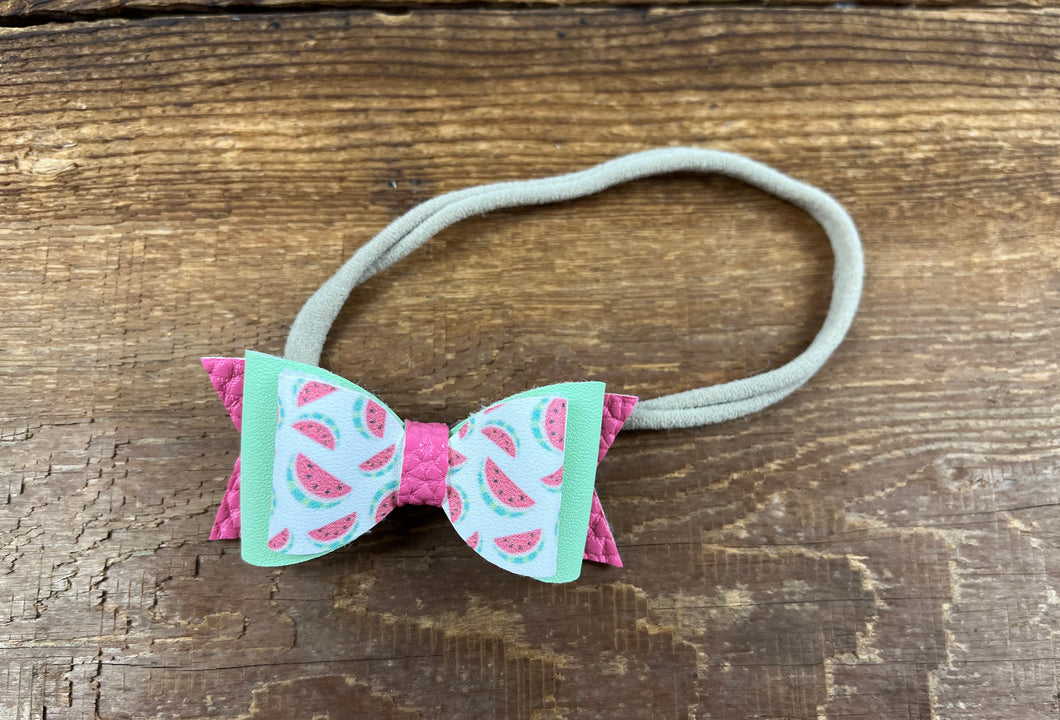Small Shop Infant Watermelon Bow Headband