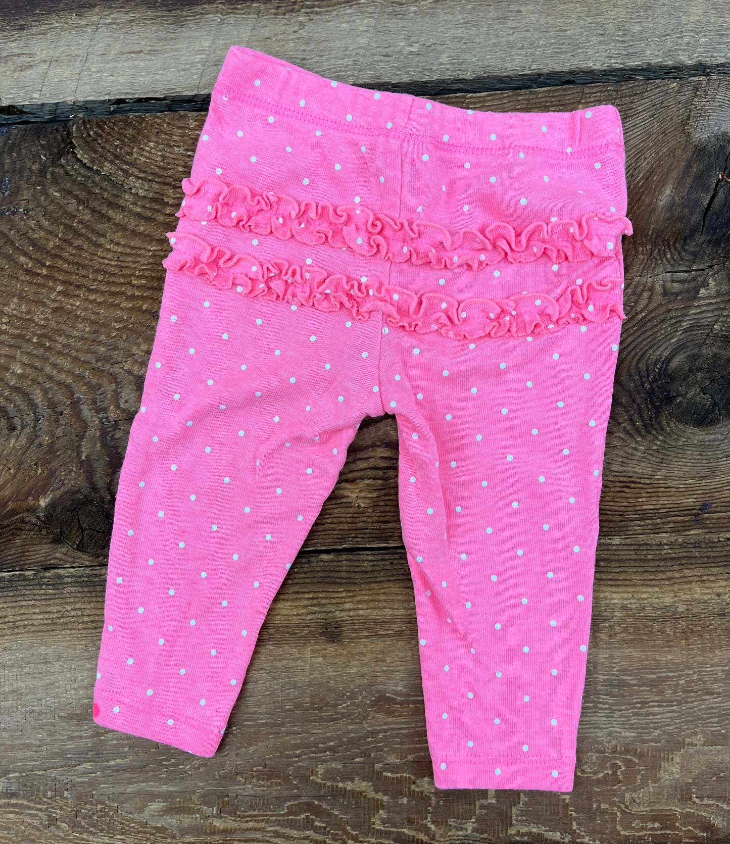 Carter’s 6M Polka Dot Ruffle Legging