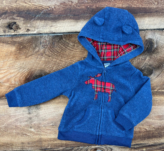 Carter’s 12M Fleece Moose Sweater