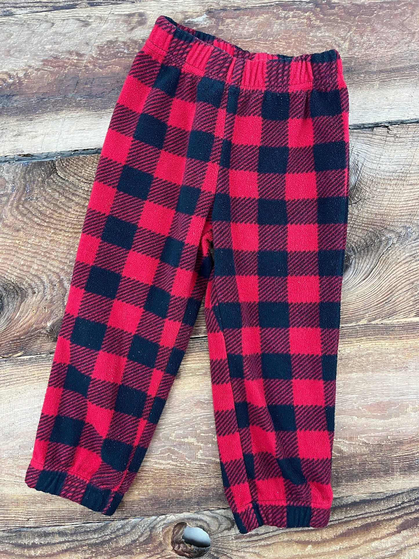 Roots 2T Fleece Plaid Pyjama Pant