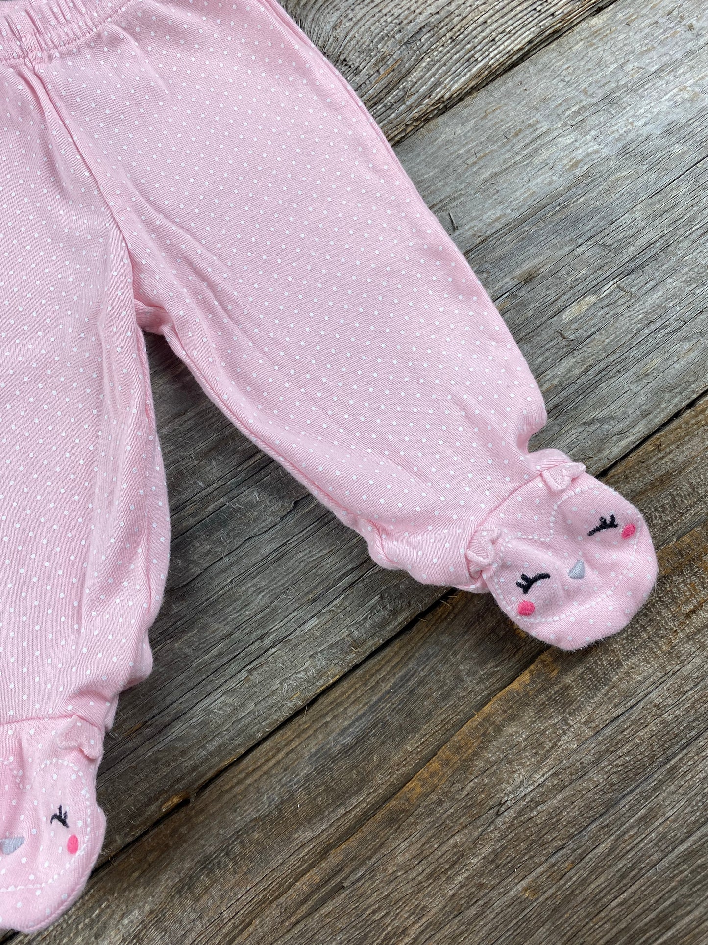 Child of Mine 0-3M 2 Piece Polka Dot Outfit