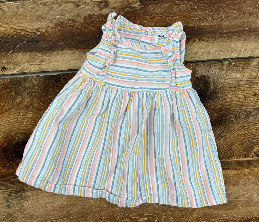 Child of Mine 6-9M Striped Dress