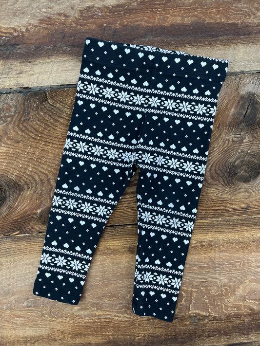 Joe Fresh 6-12M Snowflake Legging