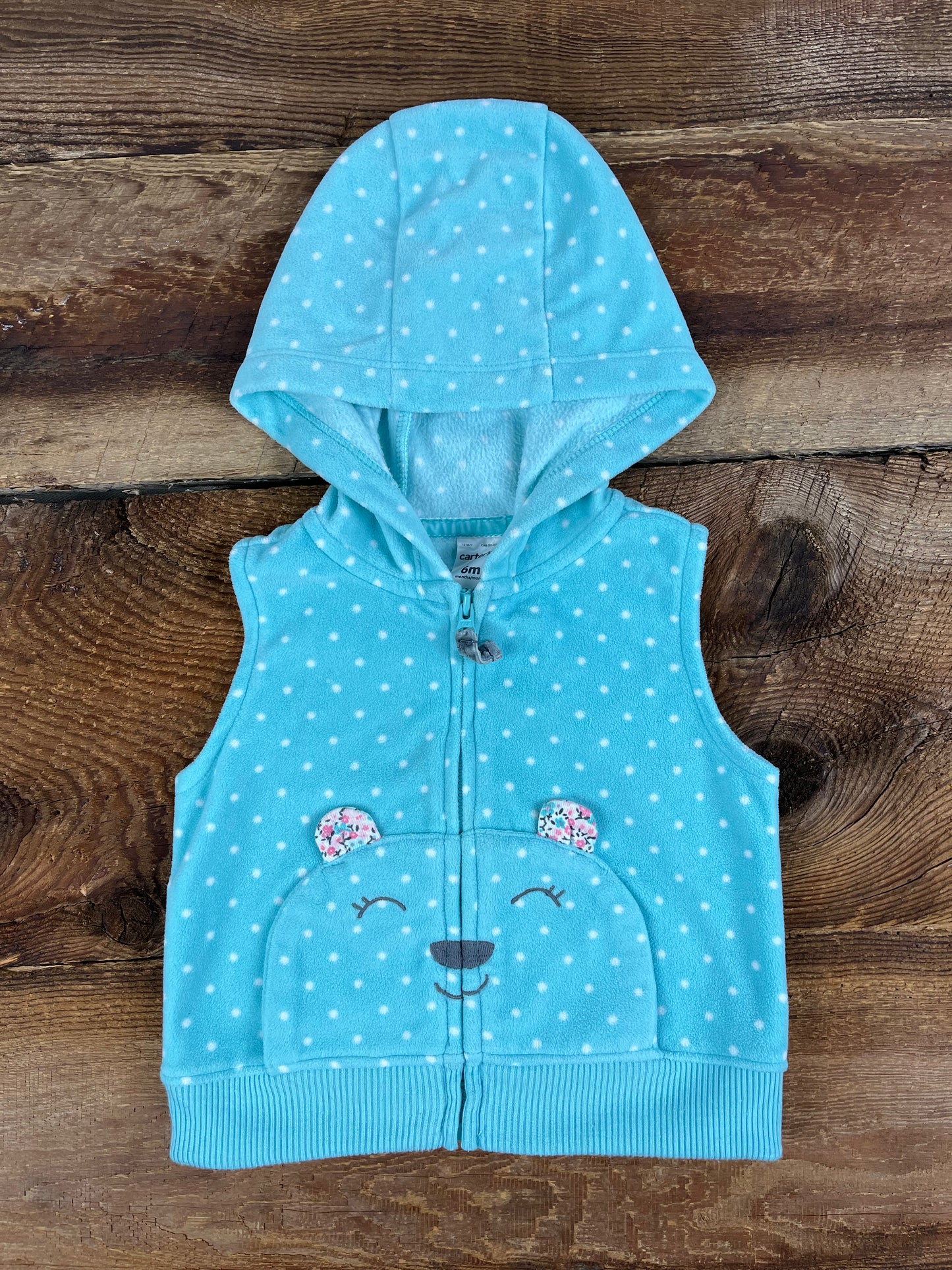 Carter’s 6M Fleece Bear Vest