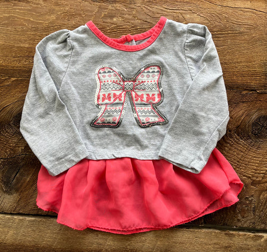 Monkey Bars 18M Peplum Bow Shirt