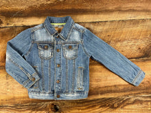 Load image into Gallery viewer, Zara 3-4T Distressed Jean Jacket
