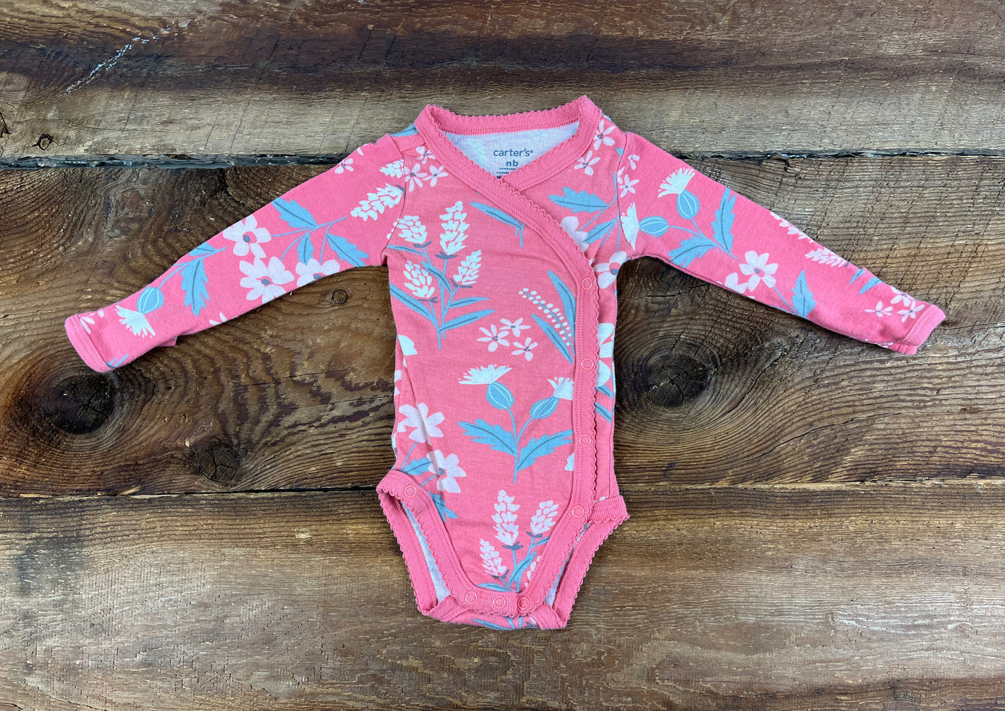 Carter’s NB Floral Onesie