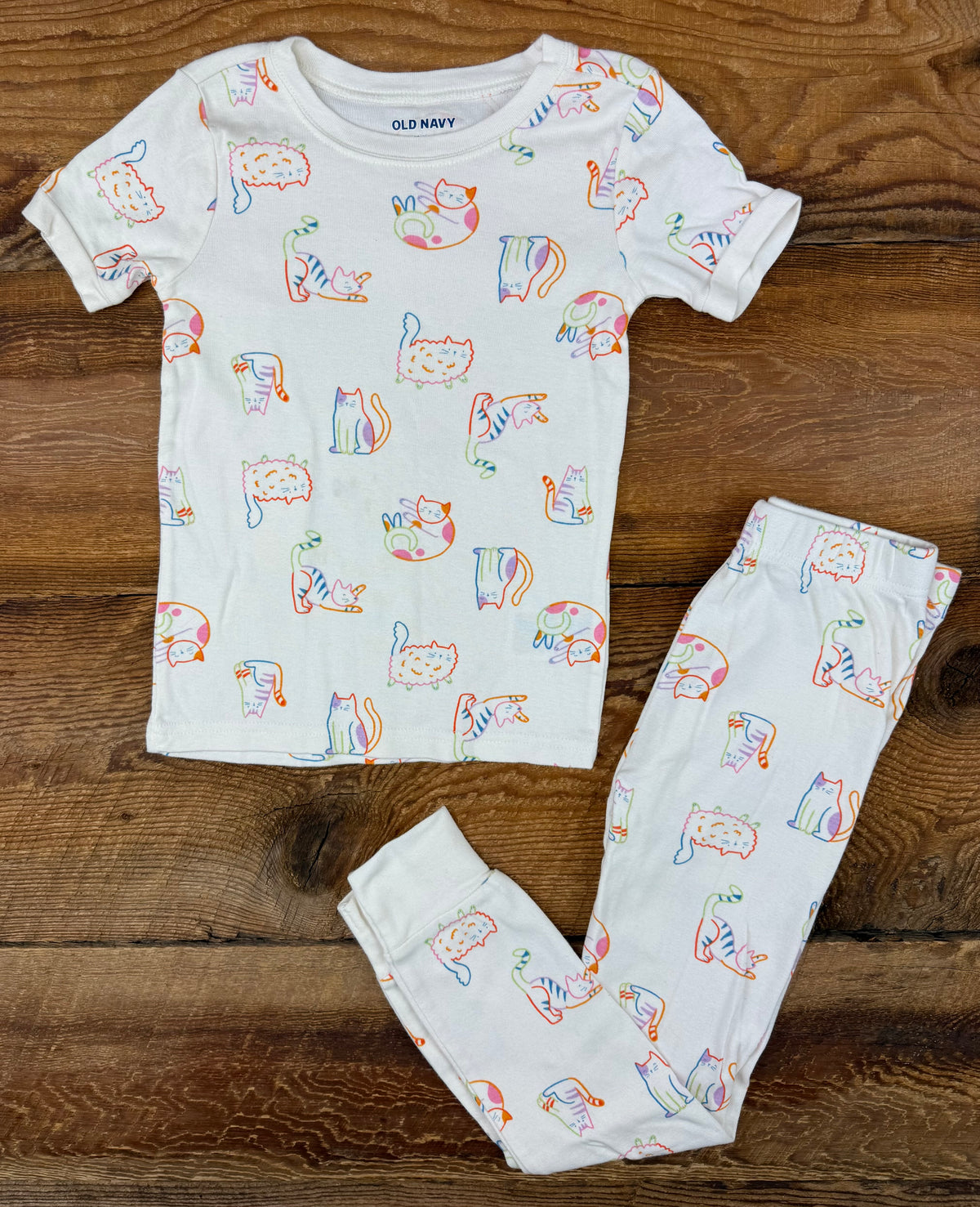 Old Navy 5T Kitty Pajamas