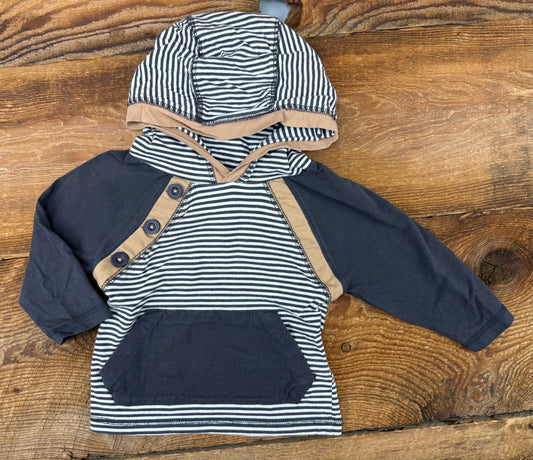 Tommy Bahama 12M Striped Hooded Shirt