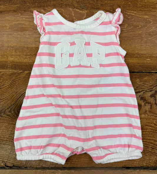 Gap 0-3M Striped Romper
