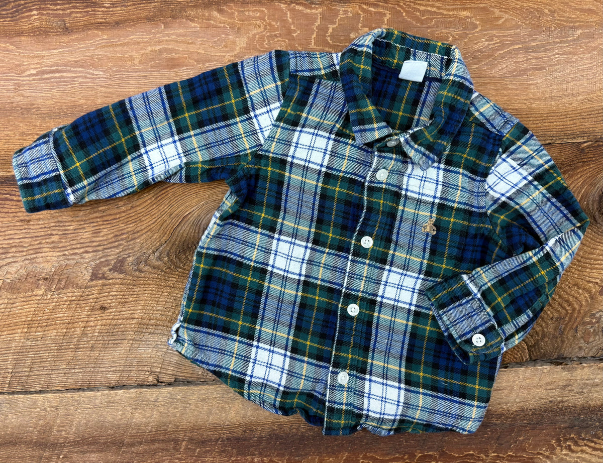 Gap 18-24M Flannel Shirt