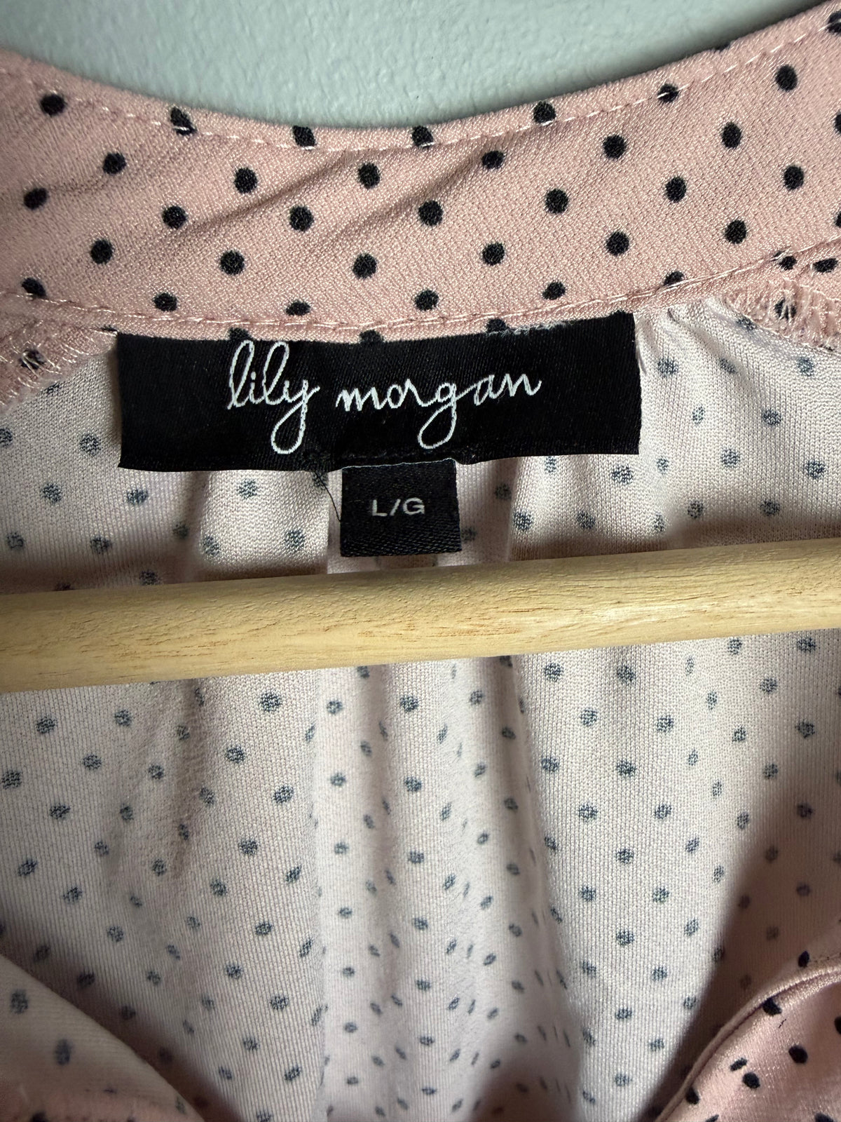 Lily Morgan Women’s Large Polka Dot Shirt