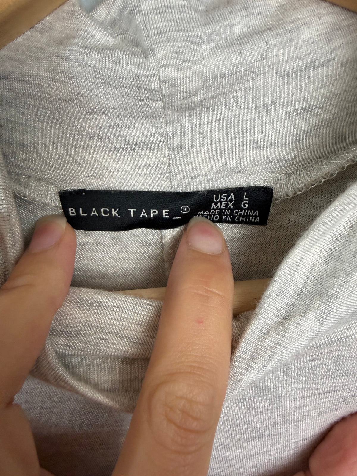 Black Tape Women’s Large Mockneck Shirt