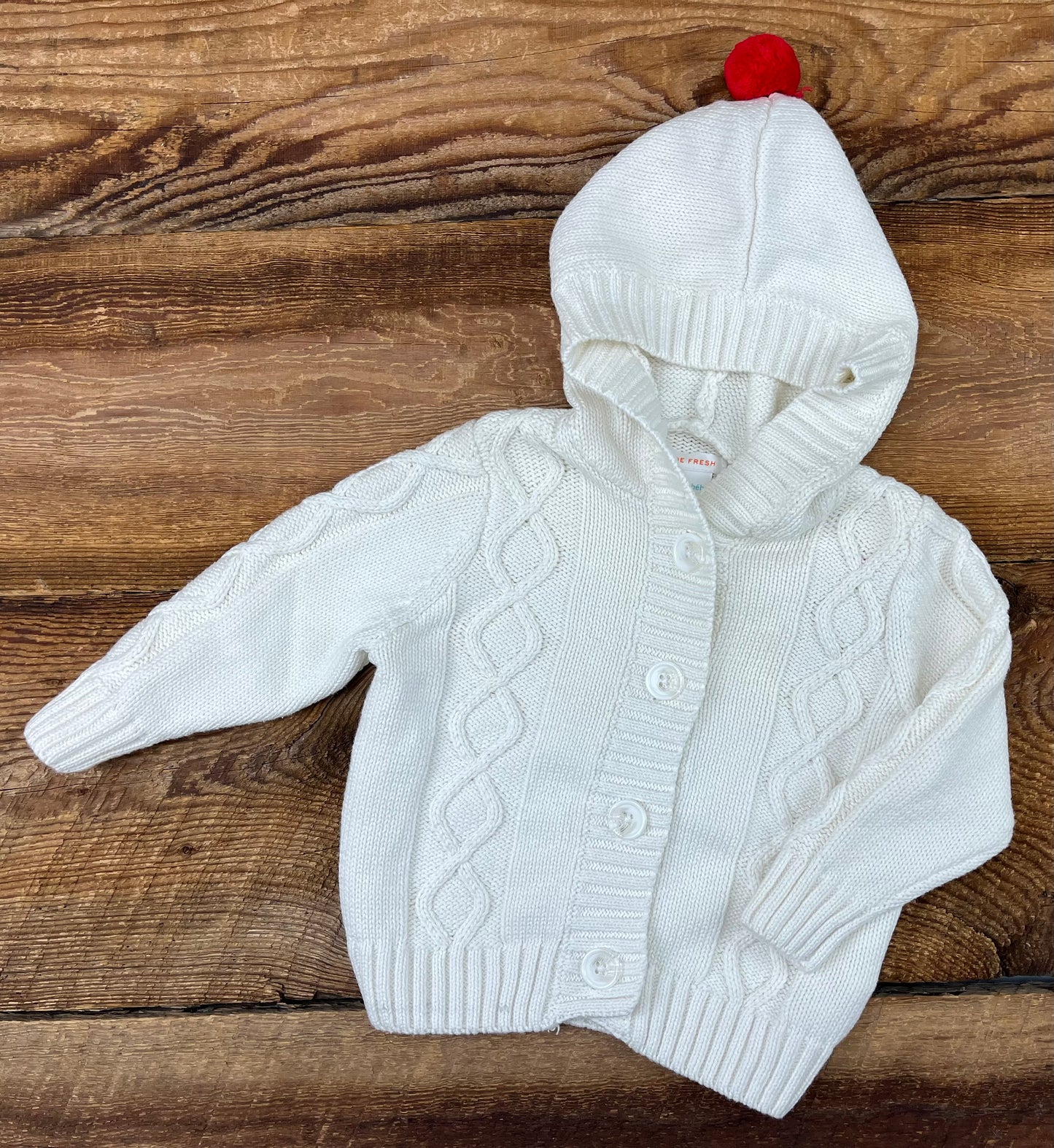 Joe Fresh 6-12M Knit Sweater with Pom