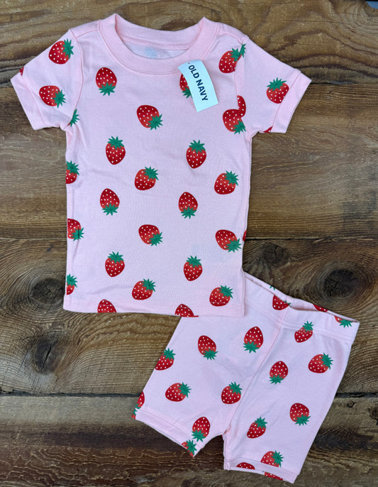 Old Navy 18-24M Strawberry Pajamas