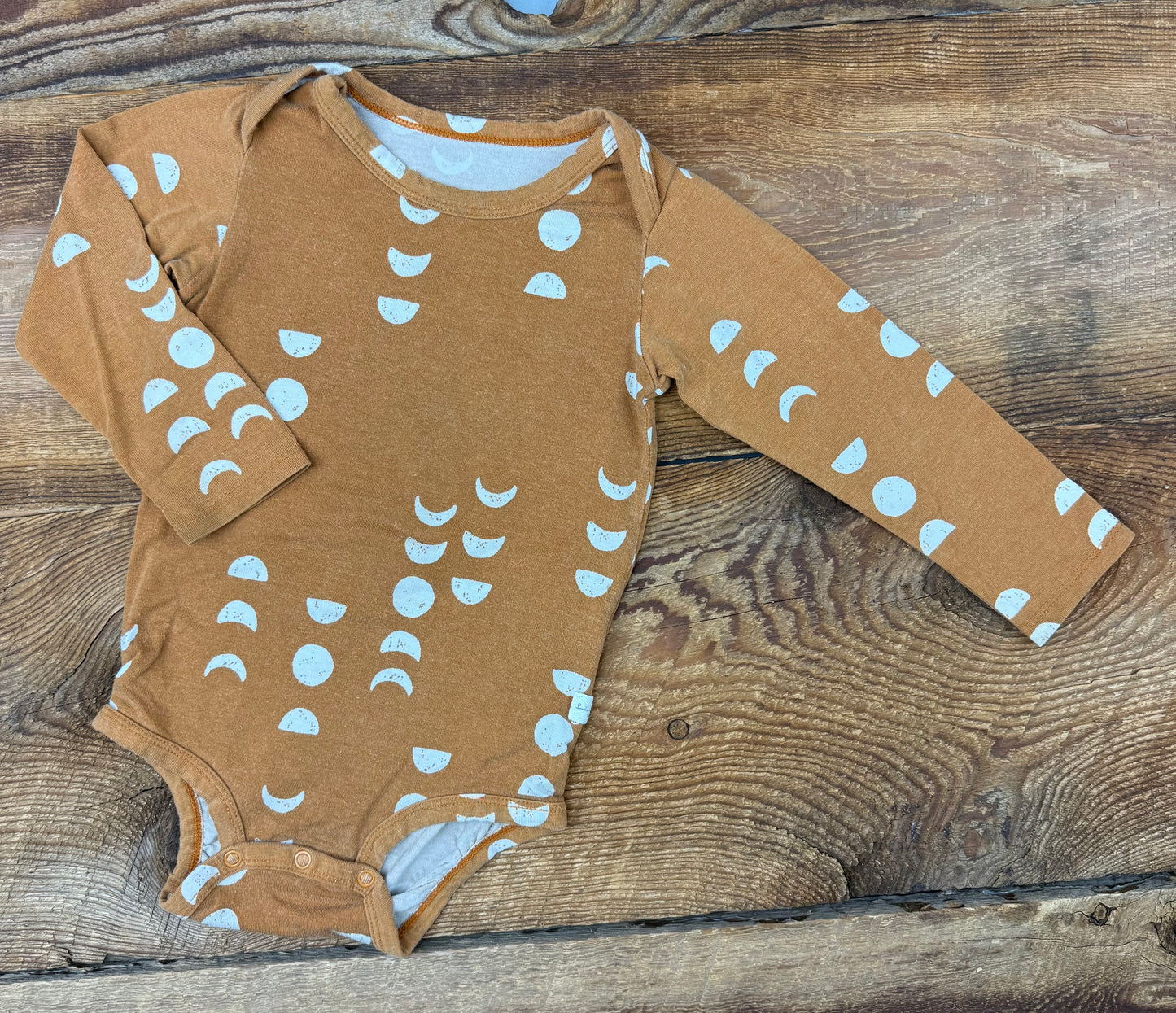 Loulou Lollipop 6-12M Moon Onesie