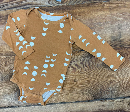 Loulou Lollipop 6-12M Moon Onesie