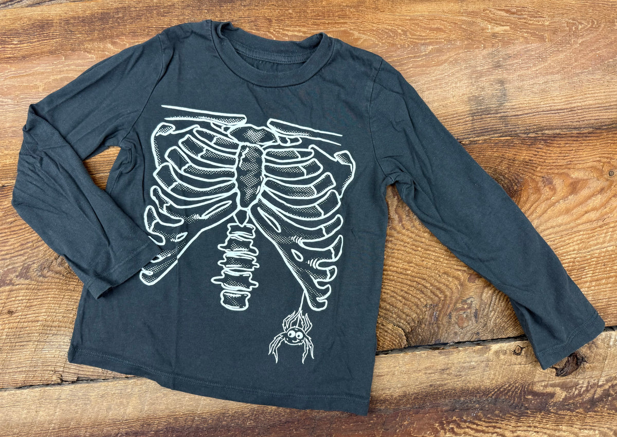 Joe Fresh 4T Glowing Skeleton Shirt