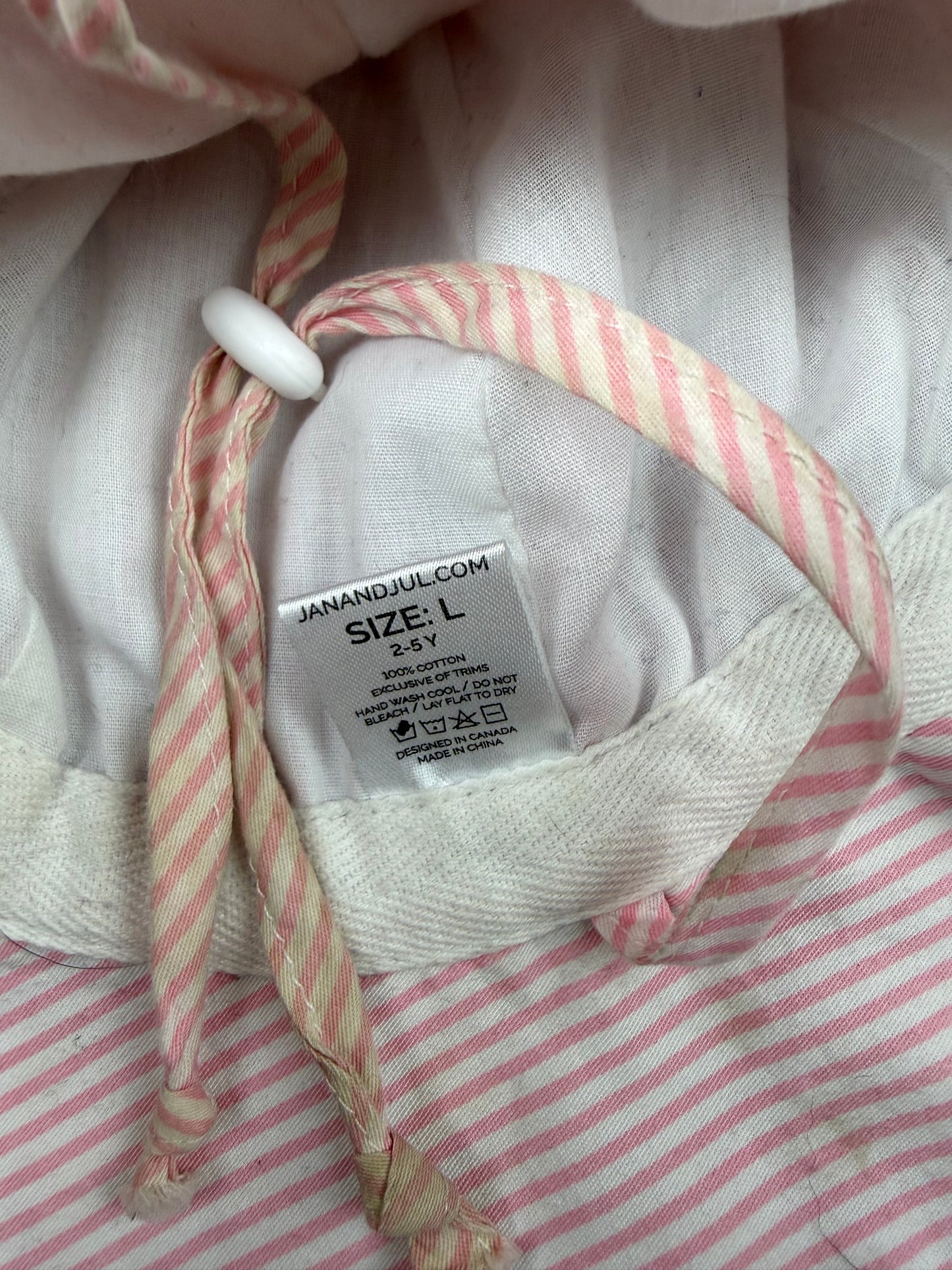 Jan & Jul 2-5Y Striped Sun Hat